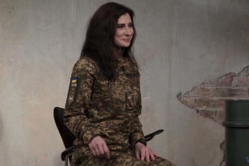 Maryna “Mujahed” Ryazantseva, Commander of Medical Company within Bureviy Brigade 