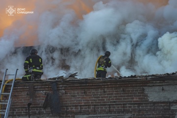 L'incendie est éteint à Soumy après l'attaque de drones russes