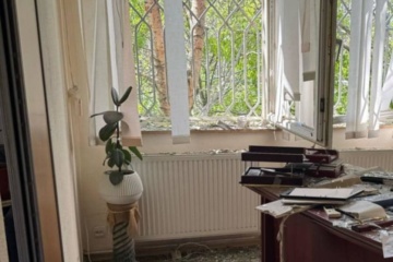 Russian troops strike Hrushivka and Chuhuiv in Kharkiv region, man wounded, destruction reported