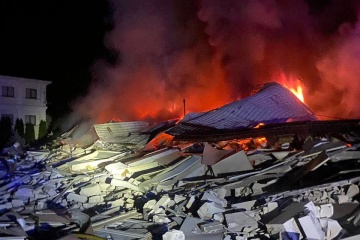 ロシア軍、ウクライナ中部を無人機で攻撃　企業の建物破壊