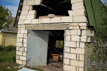 Dañadas cinco casas privadas por el ataque con drones en el distrito de Obúkhiv de la región de Kyiv