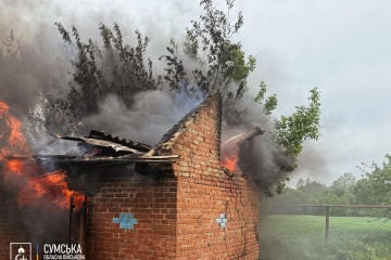 Russians shell village in Sumy region with cluster munitions, one killed and one wounded
