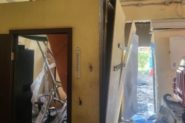 Russian shelling damages fire station in Zaporizhzhia region