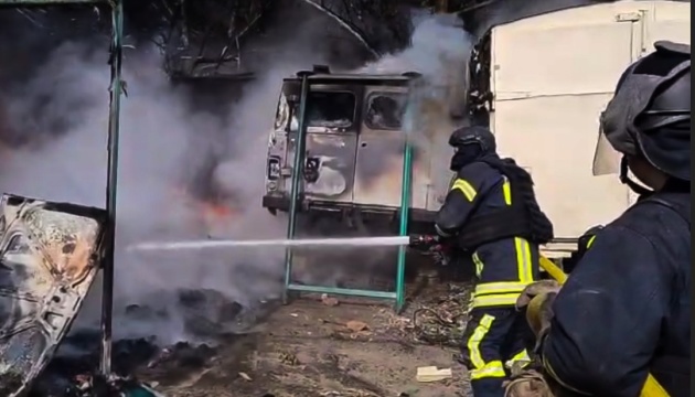 На Херсонщині ліквідували шість пожеж внаслідок ворожих атак