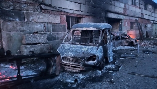 Russian troops attack construction base in Sloviansk at night