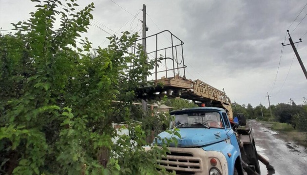 Енергетики за тиждень відновили світло у 41 населеному пункті Донеччини
