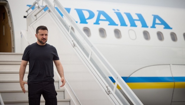 Zelensky llega a Albania 