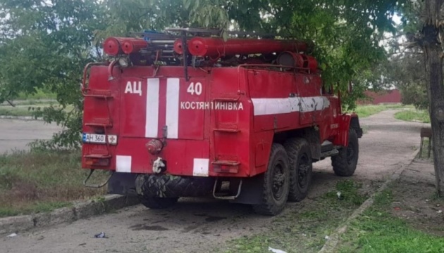 Ворог атакував дронами пожежну частину у Костянтинівці