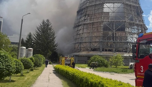 Fire breaks out at Bila Tserkva TPP in Kyiv region Fire breaks out at Bila Tserkva TPP in Kyiv region