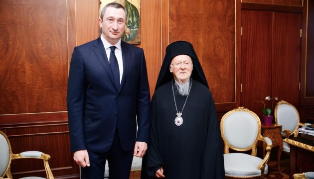Chernyshov se reúne con el Patriarca Bartolomé I en Estambul Chernyshov se reúne con el Patriarca Bartolomé I en Estambul