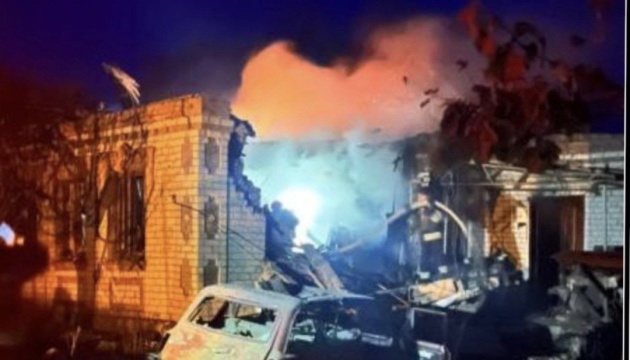 露軍によるウクライナ南部ザポリッジャ州への夜間の無人機攻撃で負傷者２名