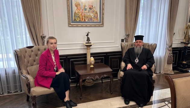 Глава ПЦУ зустрівся з новою очільницею заповідника «Києво-Печерська лавра»