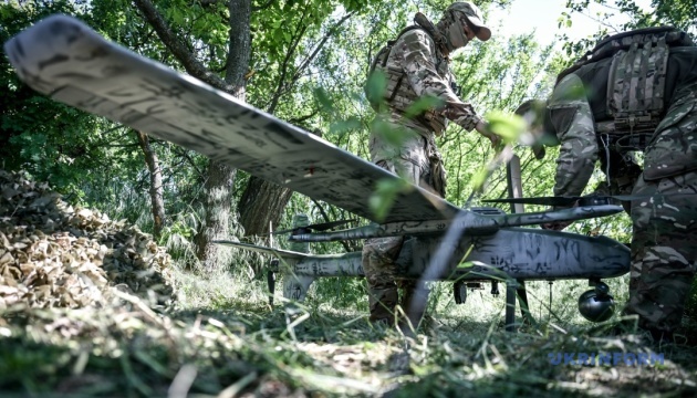 Drone crew fighters conduct aerial reconnaissance in the Zaporizhzhia sector / Photo by: Dmytro Smolienko, Ukrinform