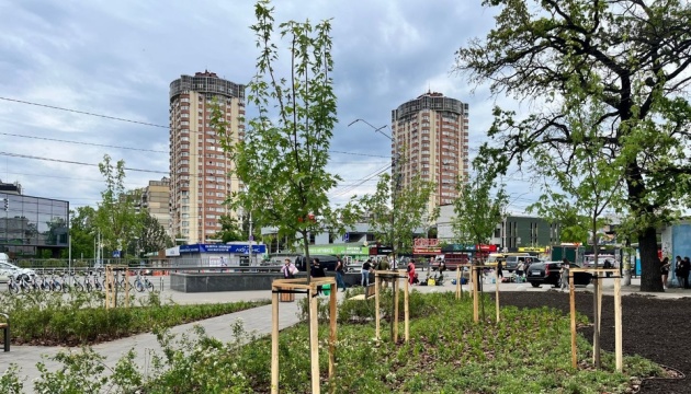 У Києві зʼявилися дев’ять нових мініскверів