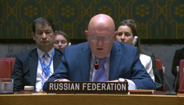 Небензя в Радбезі ООН оголосив умови Кремля для припинення вогню в Україні Небензя в Радбезі ООН оголосив умови Кремля для припинення вогню в Україні