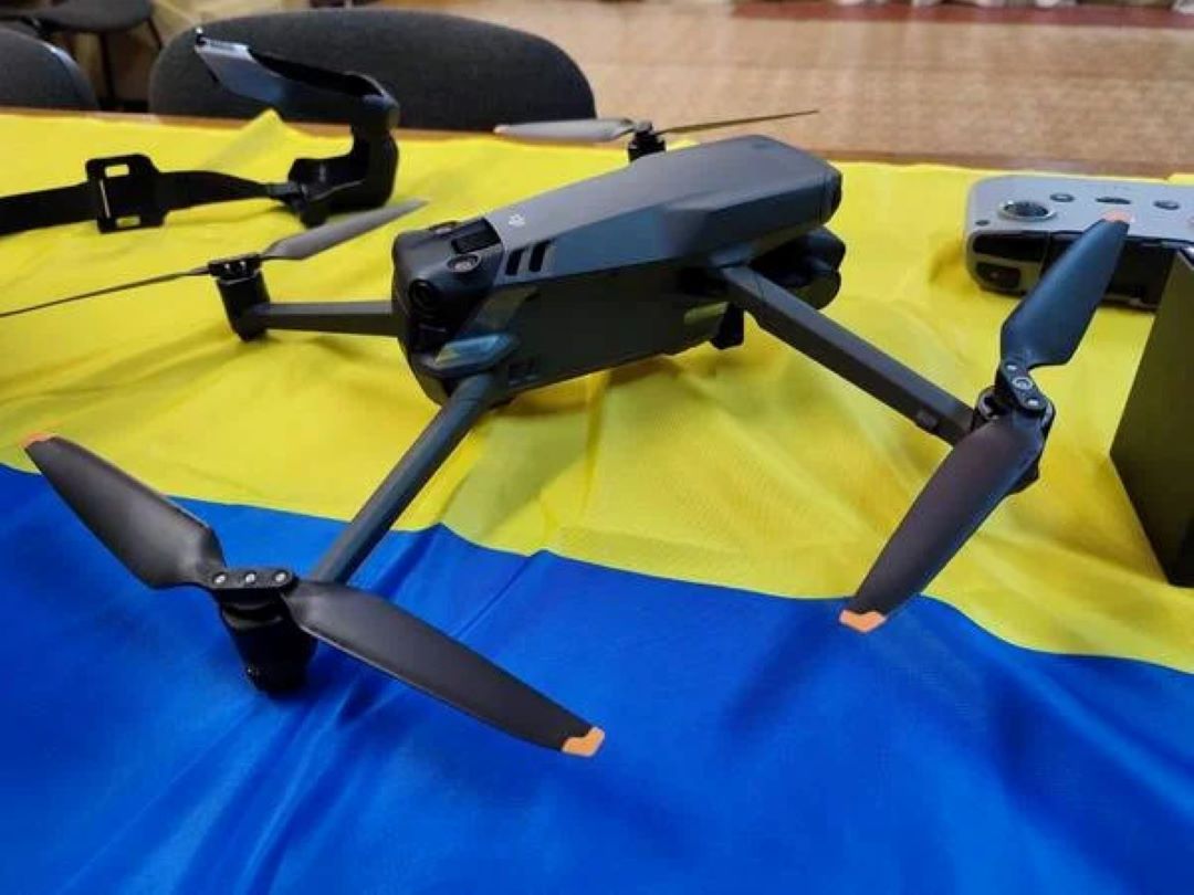 Мавік, на який збирала 124 тис. грн Канівська громада восени 2022 року. Фото dzvin.media 