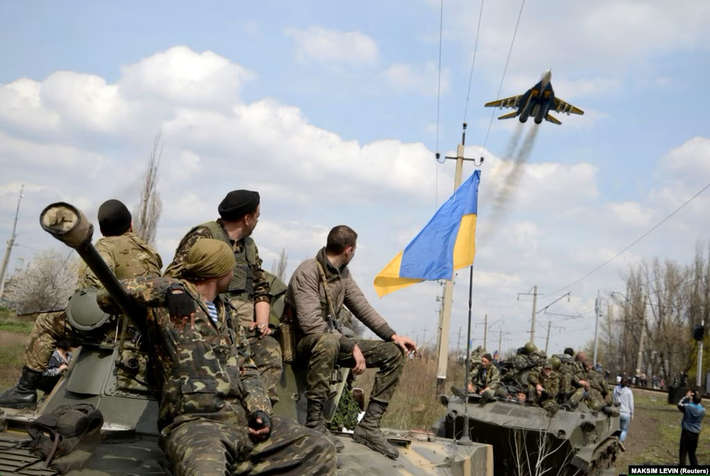 Під Краматорськом. Квітень 2014 р. Фото Максима Левіна Під Краматорськом. Квітень 2014 р. Фото Максима Левіна