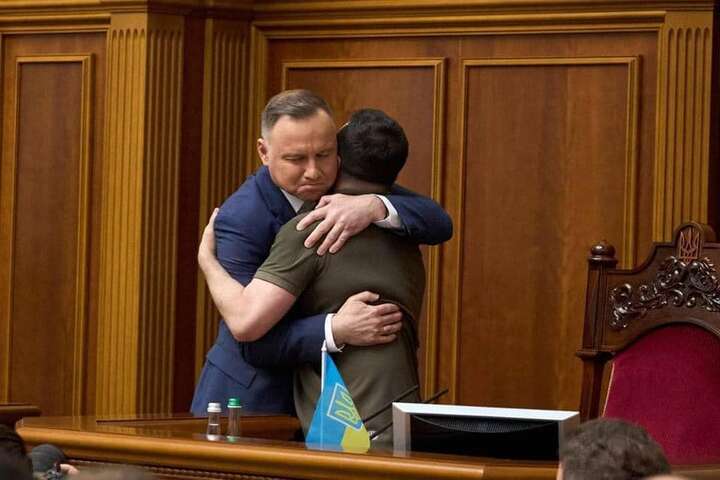 Президент України Володимир Зеленський і Президент Польщі Анджей Дуда Президент України Володимир Зеленський і Президент Польщі Анджей Дуда