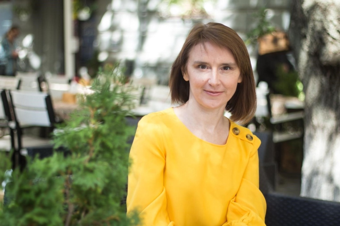 Olena Strelnyk, doctora en sociología e investigadora senior del Instituto de Sociología de la Academia Nacional de Ciencias de Ucrania Olena Strelnyk, doctora en sociología e investigadora senior del Instituto de Sociología de la Academia Nacional de Ciencias de Ucrania