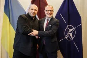 Ramstein: Umerov, Latvian counterpart discuss strengthening Drone Coalition