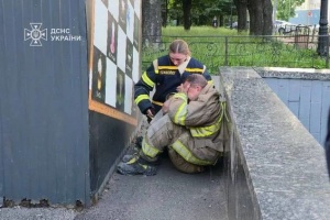 Three rescuers killed, nine injured during emergency response in Kyiv following Russian attack