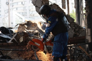Kyiv attack's casualty toll up to 23, including 14 rescuers