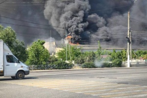 Factory workshop on fire in occupied Melitopol – Andriushchenko