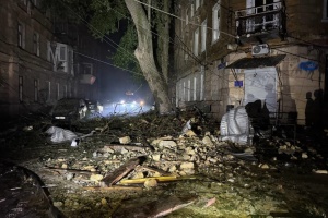 Two killed, nine injured: Russian drones hit maternity hospital, clinic, vehicles in Odesa