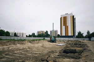 У Бородянці почали будувати багатоповерхівку на місці зруйнованої росіянами