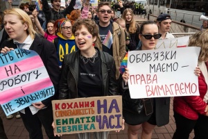 „Pride Parade“ in Kyiw: 1500 Menschen demonstrierten für Gleichberechtigung