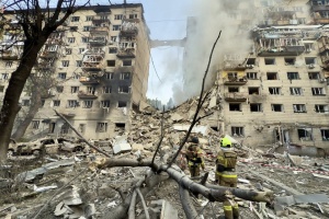 Attack on Kyiv: Five residents of destroyed apartment building missing