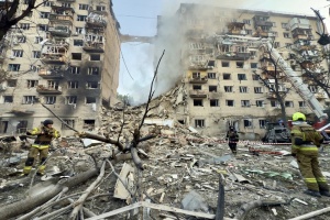 Attack on Kyiv: Five residents of destroyed apartment building missing