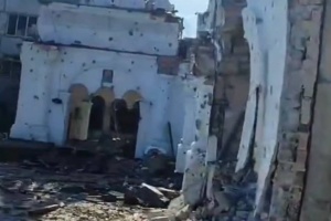 Russian strike destroys church in Pokrovsk