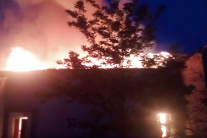 Cultural center in Kherson region completely destroyed by drone strike