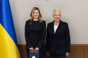 Зеленська зустрілася з Маккейн і розповіла про реформу шкільного харчування в Україні