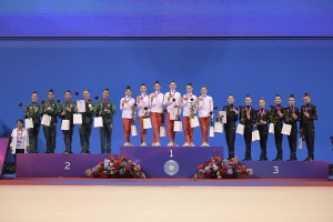 Українські грації виграли «бронзу» на юніорському ЧС-2025 з художньої гімнастики