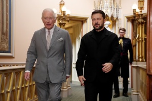 London: Selenskyj trifft sich mit König Charles III.