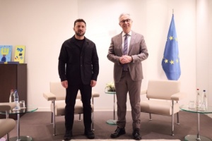 Zełenski spotkał się z prezydentem PACE

