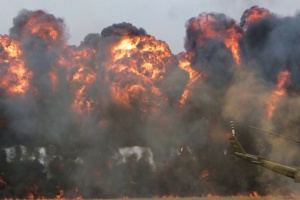 Border guards destroy Russian mortar, UAV launch pad near Vovchansk
