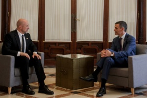 Ukrainian, Spanish PMs talk co-production of drones, Ukraine’s recovery, EU accession path
