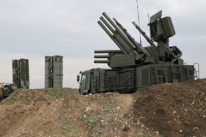 Russian Pantsir‑S1 air defense system spotted in Kerch