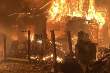 Drone attack on Chernihiv: four injured, homes, enterprise damaged