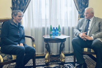 Grossi y Sybiha reafirman la importancia de la presencia del OIEA en la central nuclear de Zaporiyia
