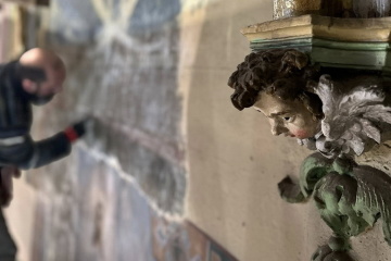 Des peintures uniques du début du XXe siècle découvertes dans une église de la région de Ternopil