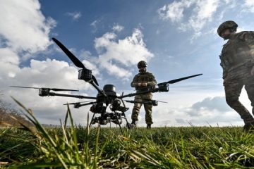 Ukrainian border guards use bomber drones to destroy Russian equipment in Kharkiv region