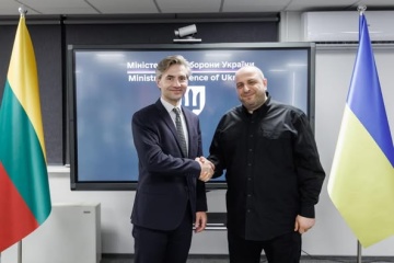 Ukrainian DM, Lithuanian FM discuss deep strike projects and ammo production