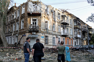 ロシア軍のオデーサ攻撃　死者２名、他被害者９名に上る