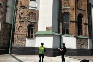 Catedral de Santa Sofía en Kyiv ha sufrido daños como consecuencia de un ataque ruso
