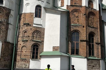 Famed St. Sophia Cathedral damaged in Russian air raid targeting Kyiv
