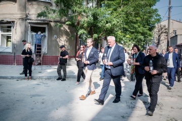 Ukrainian, Lithuanian foreign ministers visit Odesa